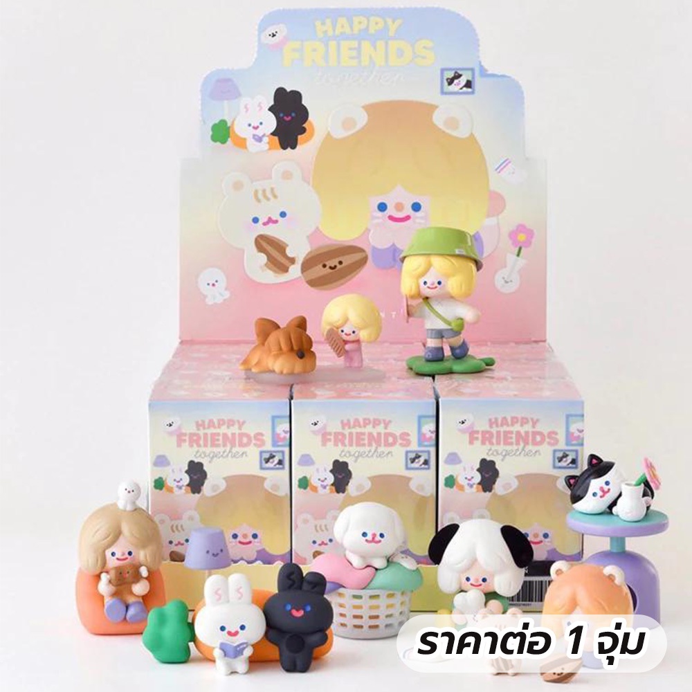 กล่องจุ่ม Finding Unicorn จุ่มเดียว ลุ้นซีเคร็ท RiCO Happy Friends Together(พร้อมส่งจากไทย)แท้100%