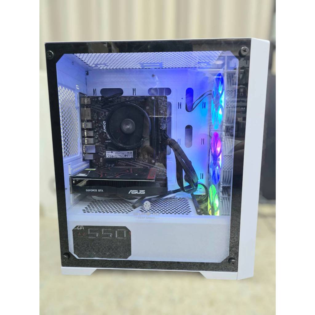 คอมพิวเตอร์เซ็ท PC Ryzen 5 เล่นเกมส์ลื่นๆ ทำงานได้สบาย   🎎ราคา 9,900 บาท🎎 - CPU AMD Ryzen 5-5500  - 