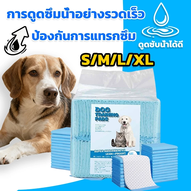 【พร้อมส่ง】แผ่นรองฉี่สุนัข แผ่นรองฉี่ ต่อต้านแบคทีเรีย ซึมซับไดีดี ผ้ารองฉี่ ถาดรองฉี่สุนัข แผ่นรองฉี่แมวทรายแมว