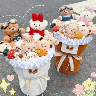 ช่อดอกไม้คาปิบาร่า Capybara ตุ๊กตาน่ารัก ของขวัญวาเลนไทน์ รับปริญญา ของขวัญคริสต์มาส