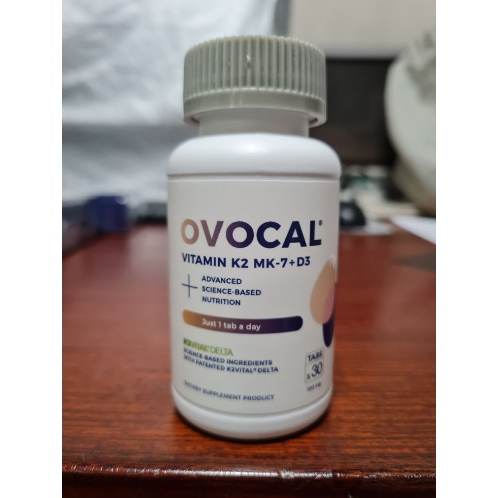 OVOCAL (Vitamin K2 MK-7 + D3) 30 TAB วันที่หมดอายุ (EXP): 19/12/69