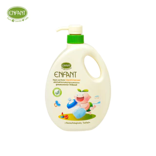 Enfant (อองฟองต์) ผลิตภัณฑ์ทำความสะอาดจุกนมและขวดนม สูตร Double Cleanser 1ขวด 700ml.