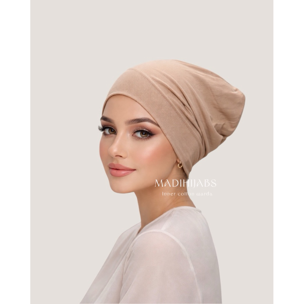 INNER COTTON WARDA อินเนอร์หมวกในผ้าคอตตอน แบบปิด