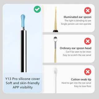 MeeGoo ไม้แคะหูมีกล้อง ที่แคะหูWIFI ไฟLED Smart Visual Ear Stick กันน้ำIP67 ชุดแคะหู