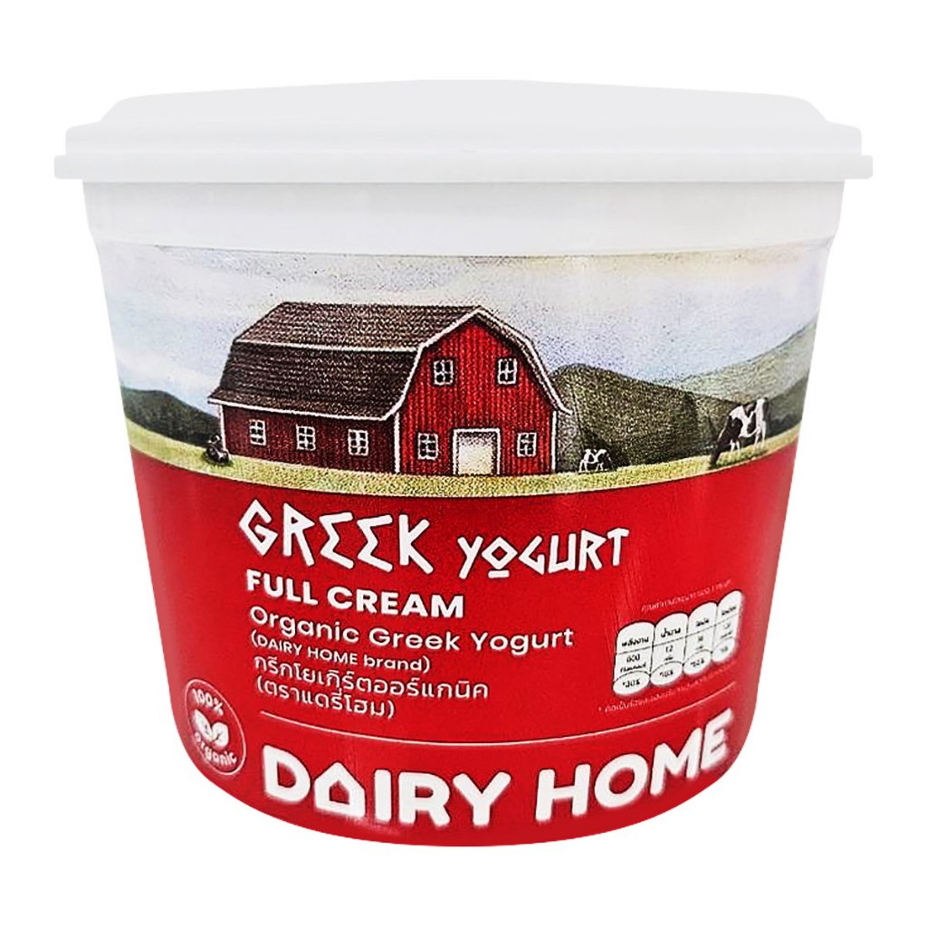 SET 2 กระปุก Greek yogurt full cream ตราแดรี่โฮม 450 กรัม จัดส่งเฉพาะในกรุงเทพ* - รูปที่ 2