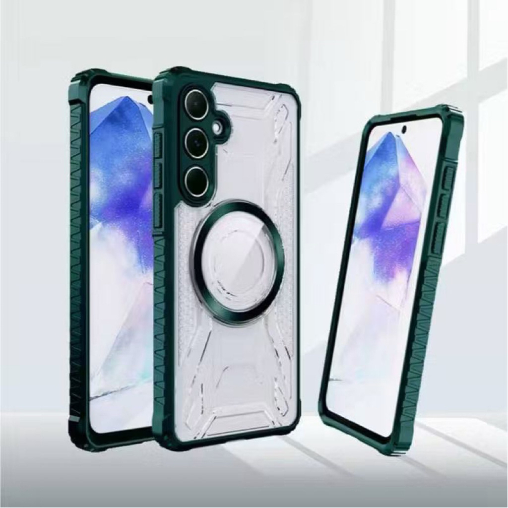 เคสกันกระแทก หุ่นยนต์ใส สำหรับ Samsung A07 A06 A56 A57 A37 A26 A36 A16 A15 A25 A35 A55 A14 A34 A54 A24 A05 S A13 A04S