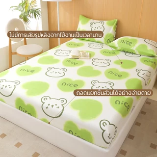Comfy Sleep ผ้าปูที่นอน 6ฟุต/5ฟุต/3.5ฟุต/3ฟุต ชุดผ้าปูที่นอน ผ้าปูที่นอนลายการ์ตูนชั้นเดียว สูง10นิ้ว