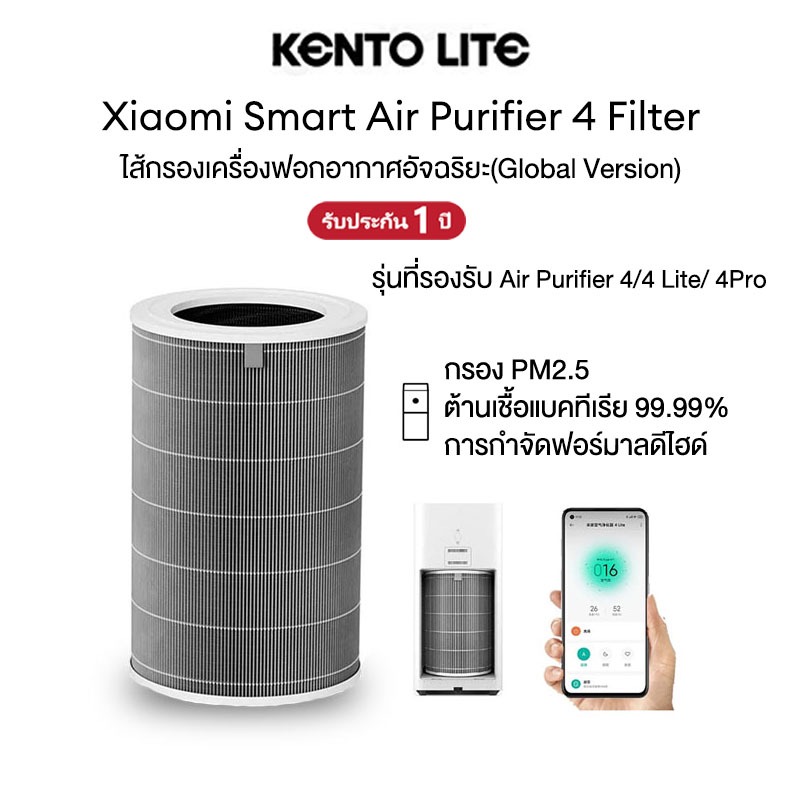 Xiaomi Smart Air Purifier 4 Lite/4 /4 Pro Filter (Global Version) เสี่ยวหมี่ไส้กรองเครื่องฟอกอากาศ