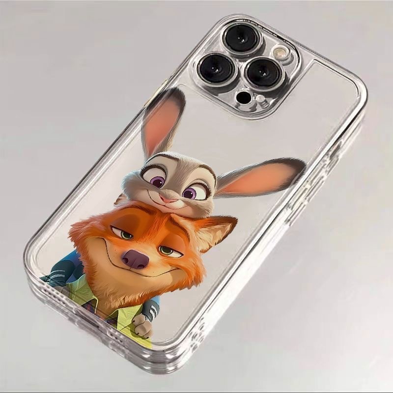 🔥สินค้าพร้อมส่ง! เคสโทรศัพท์ฮิต Zootopia！เคสiPhone 17/16/15/14/13/12รูปแบบคุณภาพสูงใสงามไม่ซ้ำ เคสโทรศัพท์คู่ นิคกส์&จูด - รูปที่ 2