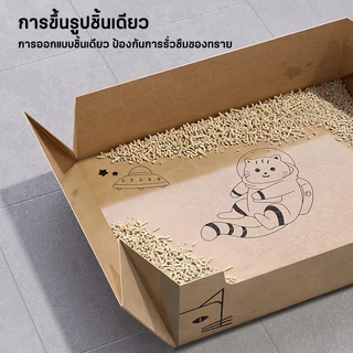 Petcho ห้องน้ำแมวพกพา ห้องน้ำแมว เดินทาง ถาดทรายแมว พับได้ แบบใช้แล้วทิ้ง กระบะทรายแมว นำมาใช้ซ้ำได้