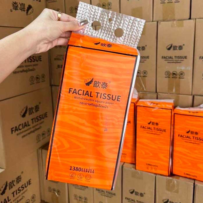 ทิชชู่ส้ม (1 ลัง มี 4 ห่อ)  ทิชชู่ติดผนัง 1ห่อ มี 1380แผ่น  แถมฟรีตะขอ 2 ชิ้น