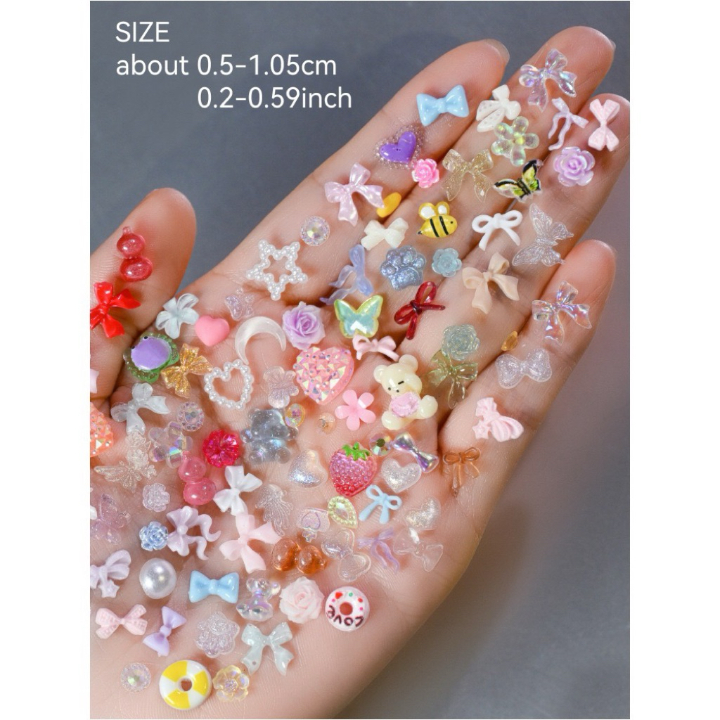 อะไหล่ติดเล็บ ถุงโต มีประมาณ 500-600 ชิ้น/ห่อ  สินค้าพร้อมส่งในไทย