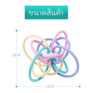 VICTOKY ซิลิโคน ของเล่นเด้ก ยางกัดเด็ก ยางกัด Manhattan Toy 6-12 เดือน