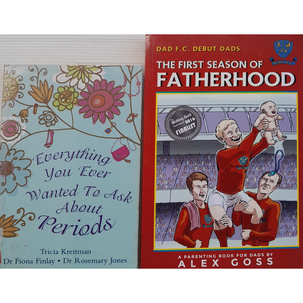 c87 everything you want to know about periods, first season of fatherhood หนังสือมือสอง ปกอ่อน