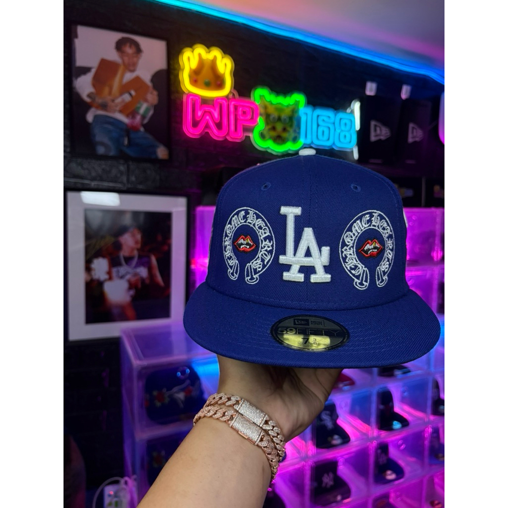 NewEra 59FIFTY Custom Chrome Hearts X Rolling Stone By WP168Cap☦️💋👅🐲🔥