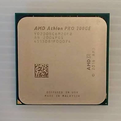 CPU (ซีพียู) AMD Athlon PRO 200GE (SOCKET AM4) ไม่มีซิงค์พัดลม