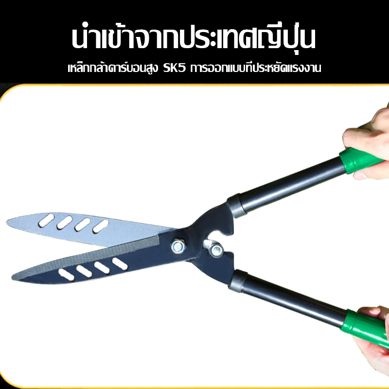 IN กรรไกรตัดหญ้า กรรไกรตัดแต่งพุ่มไม้ กรรไกรตัดกิ่งไม้ ตัดกิ่งไม้ ตกแต่งสวน - รูปที่ 6