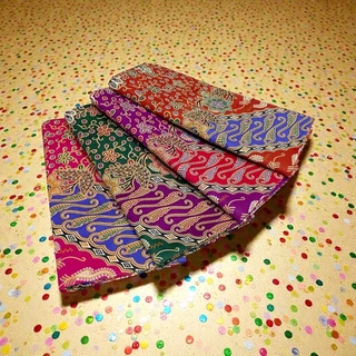 ผ้าถุงปาเต๊ะ BATIK TIKA SERANGKAI เนื้อผ้าcotton เย็บแล้ว