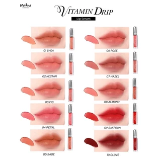 ((ML58 - 11 เฉดสี)) มักเน่ วิตามินดริป ลิปเซรั่มเนื้อเวลเวท Makne' Vitamin Drip Lip Serum