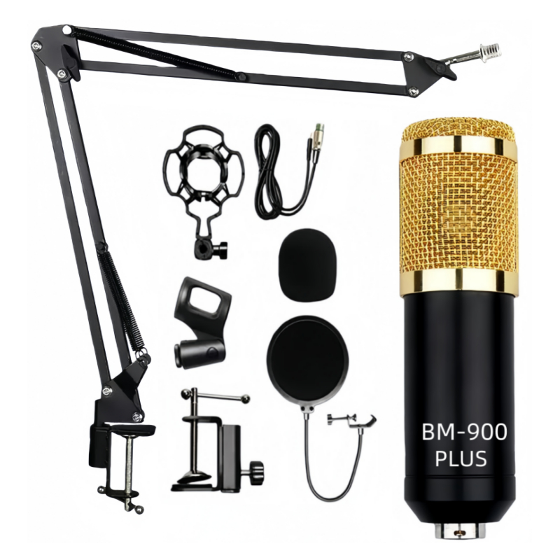 BM900 PLUS Upgrade มาจากBM800 ไมค์อัดเสียง ขาไมค์ Pop Phantom 48V V8 V8S+(สินค้ามี5รุ่นให้เลือก)