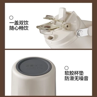 [รุ่นใหม่!] แก้วเก็บความเย็น 800ml ซับในเคลือบเซรามิก (Ceramic Liner) เก็บอุณหภูมิได้นานไม่ติดกลิ่น พร้อมหูหิ้วพกพาสะดวก