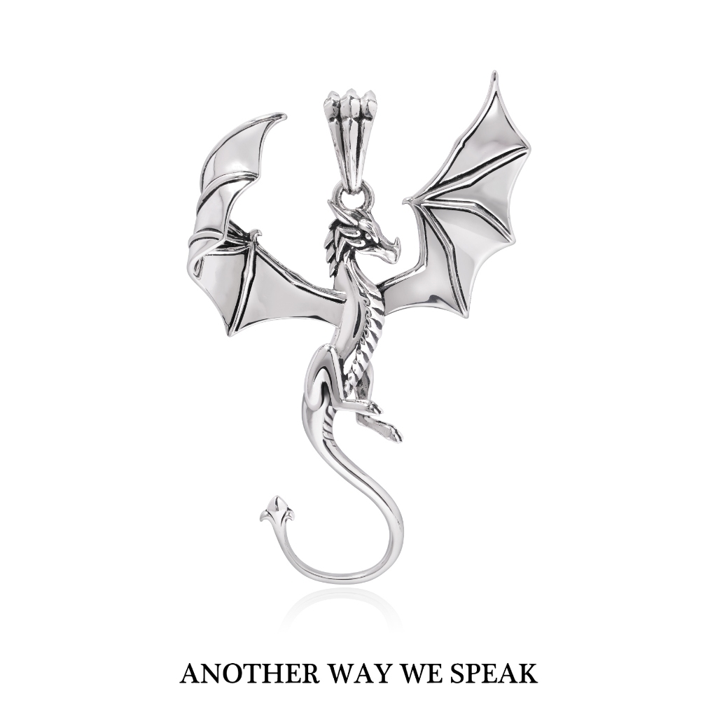 ANOTHER WAY WE SPEAK DRAGON PENDANT จี้เงินแท้