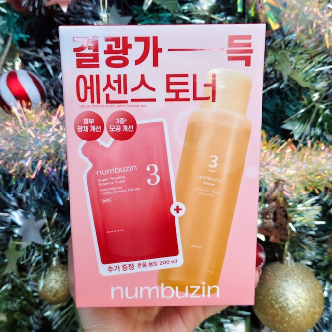 พร้อมส่ง/แท้ฉลากไทย 💯 Numbuzin No.3 Super Glowing Essence Toner 200 ml.