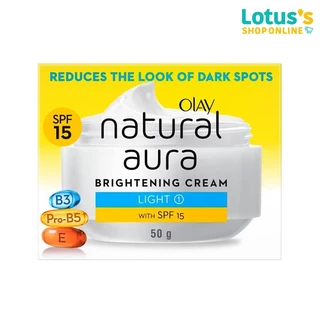 โอเลย์ เนเจอรัล ไวท์ ออล อิน วัน แฟร์เนส เดย์ครีมวิท เอสพีเอฟ 24 - 50 กรัม OLAY NATURAL AURA LIGHT 50G
