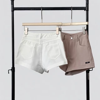 Atipashop - OFFICE SMART SHORTS (#7282) กางเกงขาสั้น ทรงสวย สีพื้น ผ้าพรีเมี่ยม