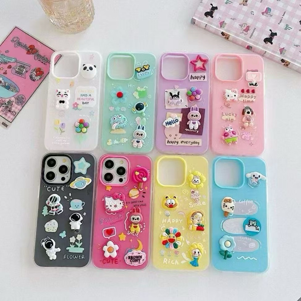 เคสโทรศัพท์มือถือ สำหรับ Oppo A6X A6 เคสงาน2 ชั้นติดตัวการ์ตูน กันกระแทกลายการ์ตูนน่ารัก สินค้าขายดี พร้อมส่ง #2S-T