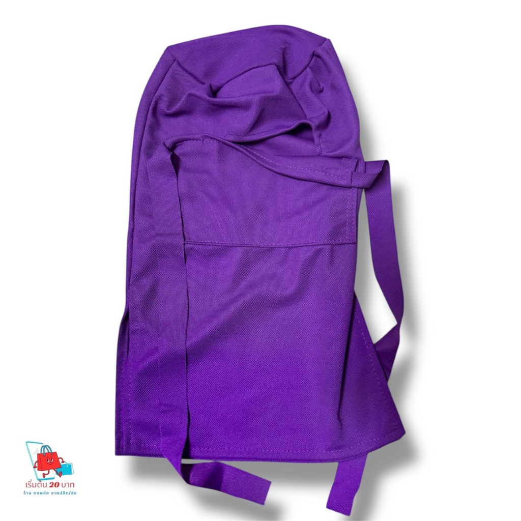 ✨ หมวกโม่งคลุมหัวแบบเต็มใบ ผลิตจากผ้านุ่ม ยืดหยุ่นดี สวมใส่สบาย มีให้เลือก 8 สี - รูปที่ 6