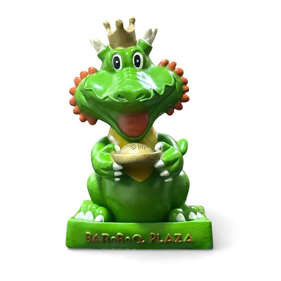 กระปุกออมสินบาร์บีก้อน Bar B Q Plaza มือสอง ไม่มีฝาปิด