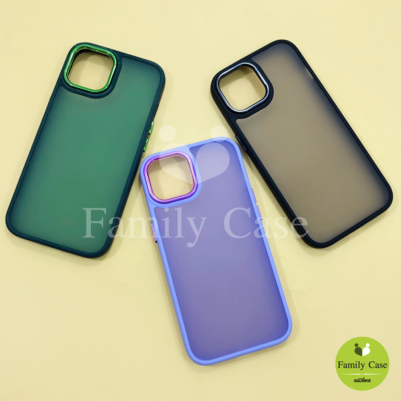 เคสขอบสีหลังขุ่น Redmi Note13pro(4G) Note13pro(5G) Note13pro+ Mi13T