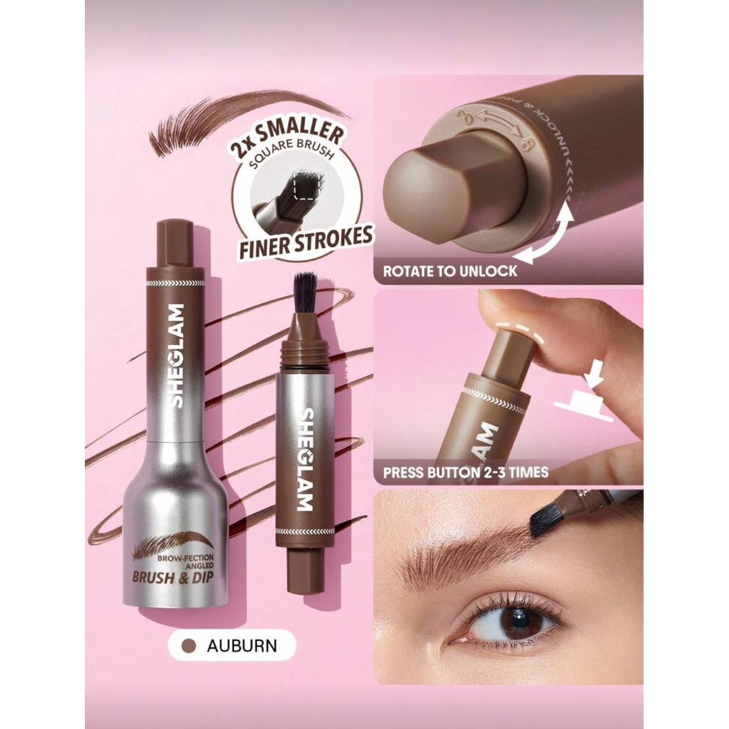 เจลเขียนคิ้ว SHEGLAM เจลพร้อมแปรงเขียนคิ้ว ติดทน เขียนคิ้ว ใช้งานสะดวก ของแท้100% - รูปที่ 3