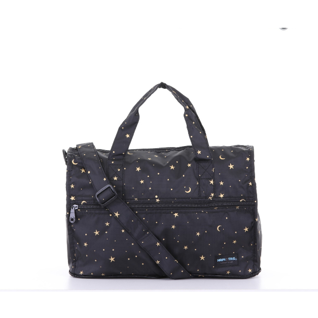 HAPITAS กระเป๋าพับ กระเป๋าสะพาย ฺBoston small ลาย Starry Black
