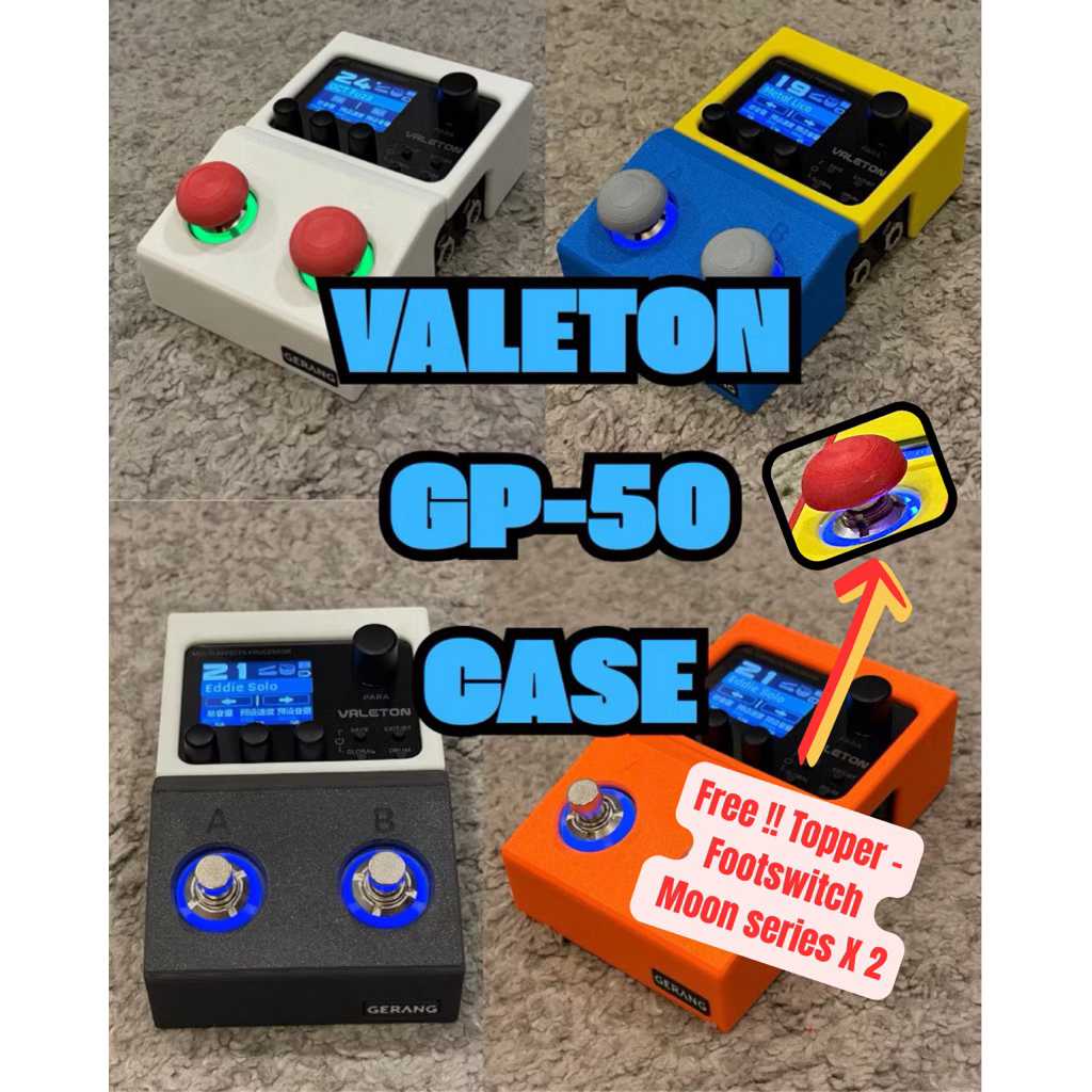 เคส VALETON GP-50 ใส่พอดี ปกป้องเอฟเฟค เพิ่มสีสันตามสไตล์