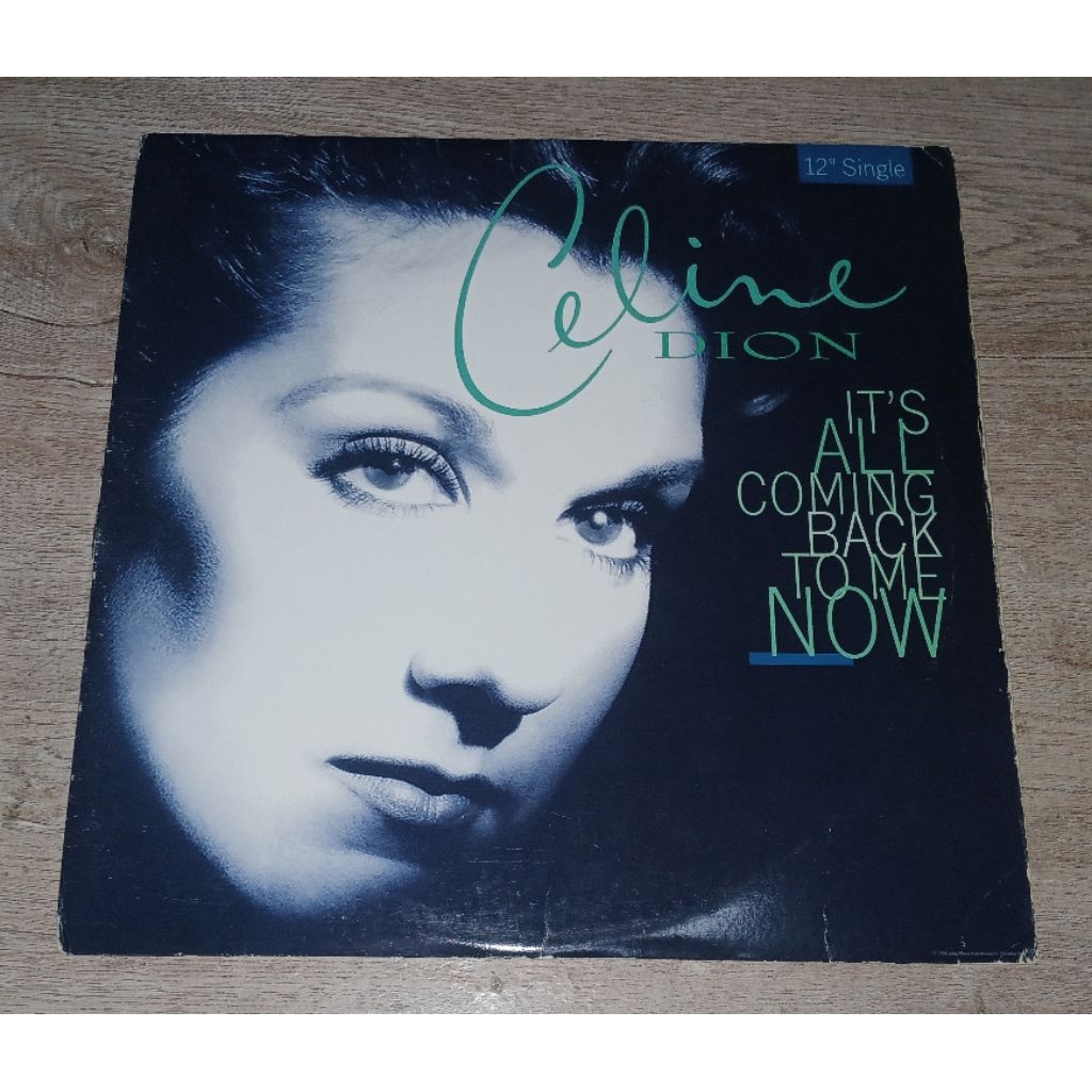 Celine Dion แผ่นเสีบง 12" Vinyl Single It's All Coming Back To Me Now US Edition / Not CD ไม่ใช่ ซีด