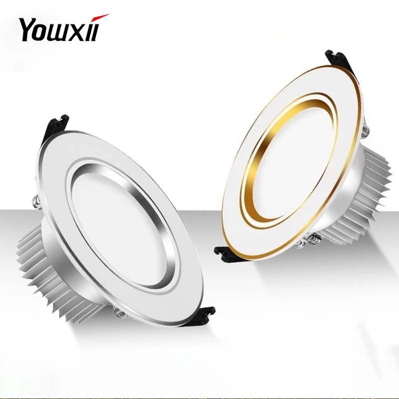 YOWXII [คุณภาพที่ดีที่สุด]โคมไฟดาวน์ไลท์ ฝังฝ้า LED 7W 9W 12W 15W ดาวไลท์ Daylight ดาวไลท์ แบบบาง