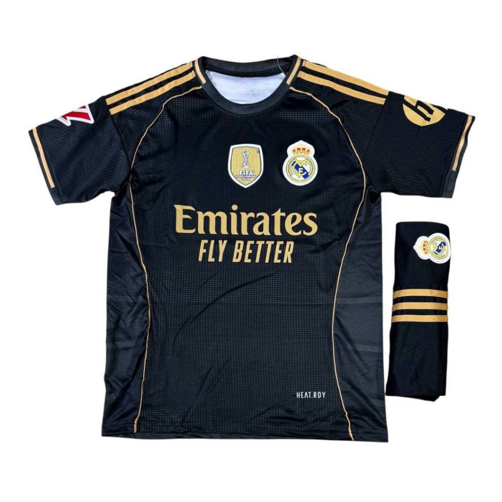 เสื้อฟุตบอล ทีมReal เสื้อพร้อมกางเกงชุดกีฬาหรือผ้าดีใส่สบาย2025/2026 ราคา ถูกที่สุด ดีลบีเคเค แกลเลอรีภาพที่ 2