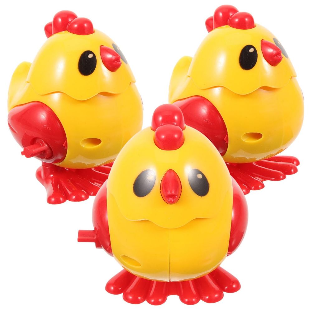 ของเล่นไขลานสำหรับเด็กทารก ไก่กระโดด ของเล่นเสริมทักษะการเรียนรู้