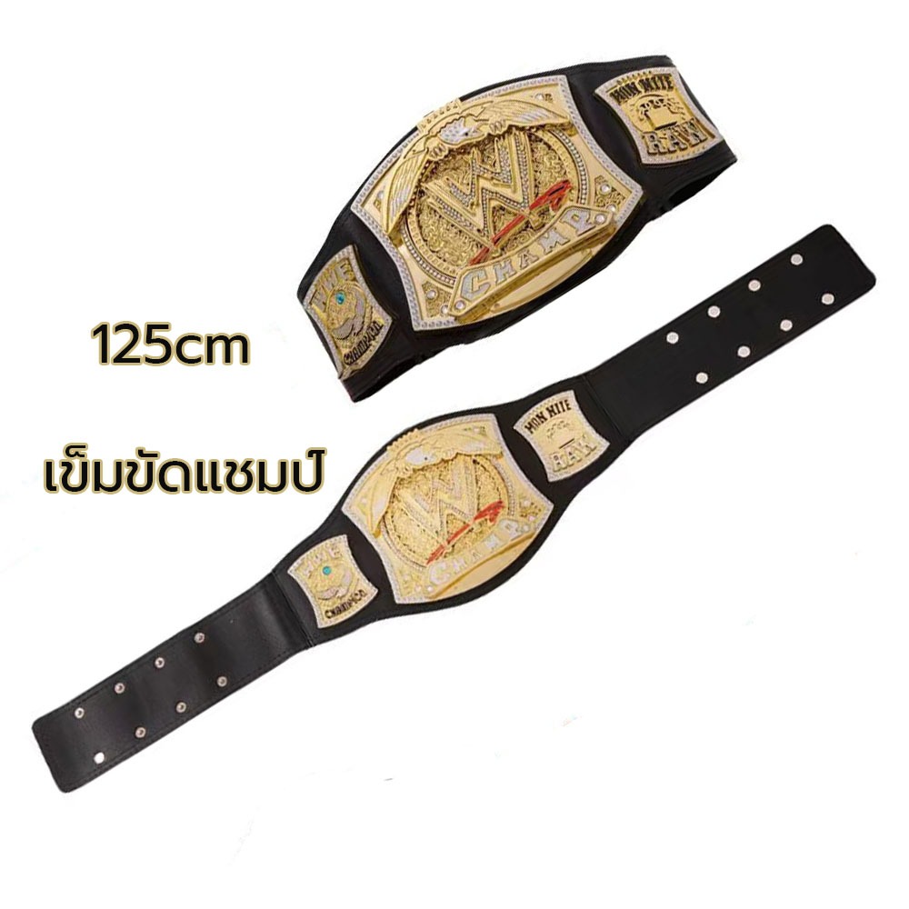 ใหม่ WWE Championship เข็มขัดคอสเพลย์ มวยปล้ําอาชีพ สีทอง สําหรับเด็ก
