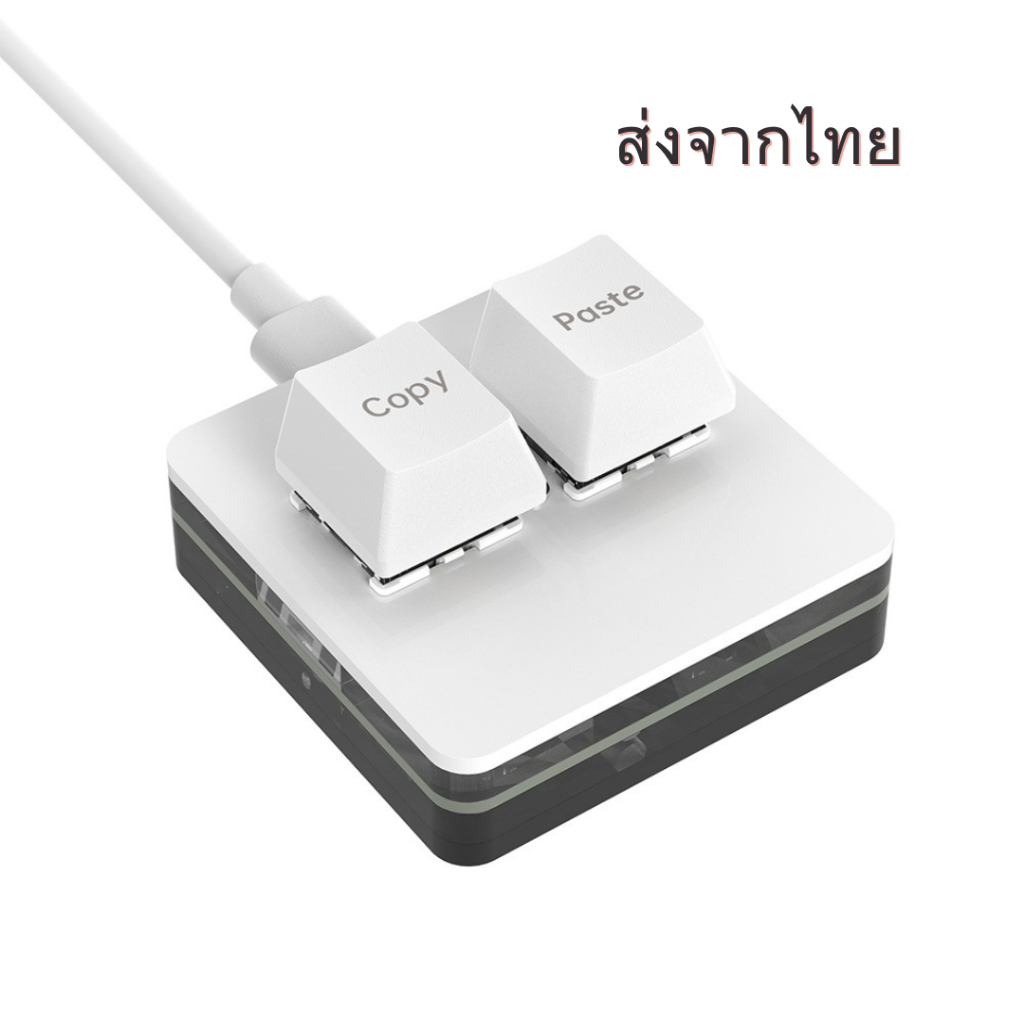คีย์บอร์ดก๊อปวาง Mini 2-Key Keypad สำหรับเทพเจ้า Copy-Paste ผู้ไม่อยากพิมพ์อะไรอีกแล้วในชีวิต
