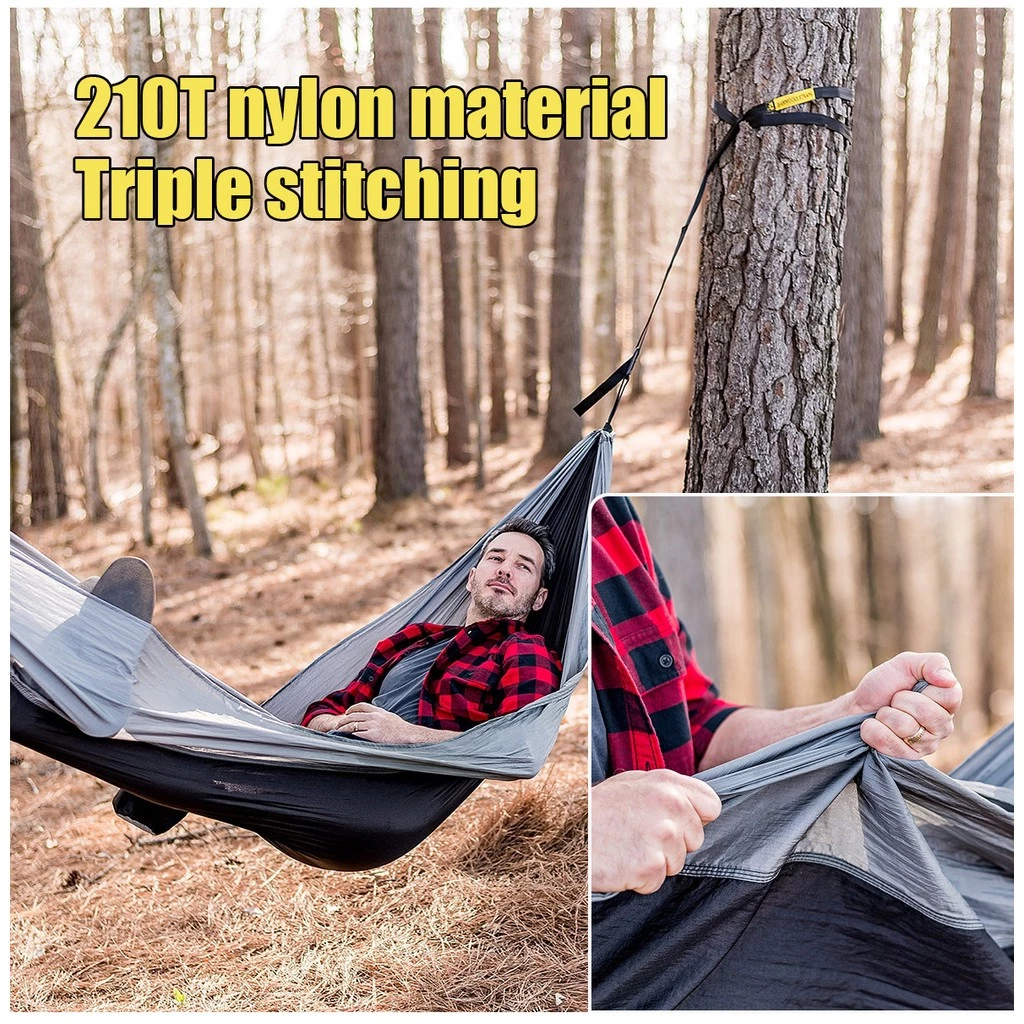 270x140cm เปลญวนผู้ใหญ่ เปล เปลสนาม พร้อมเชือก camping hammock camp thumbnail 5