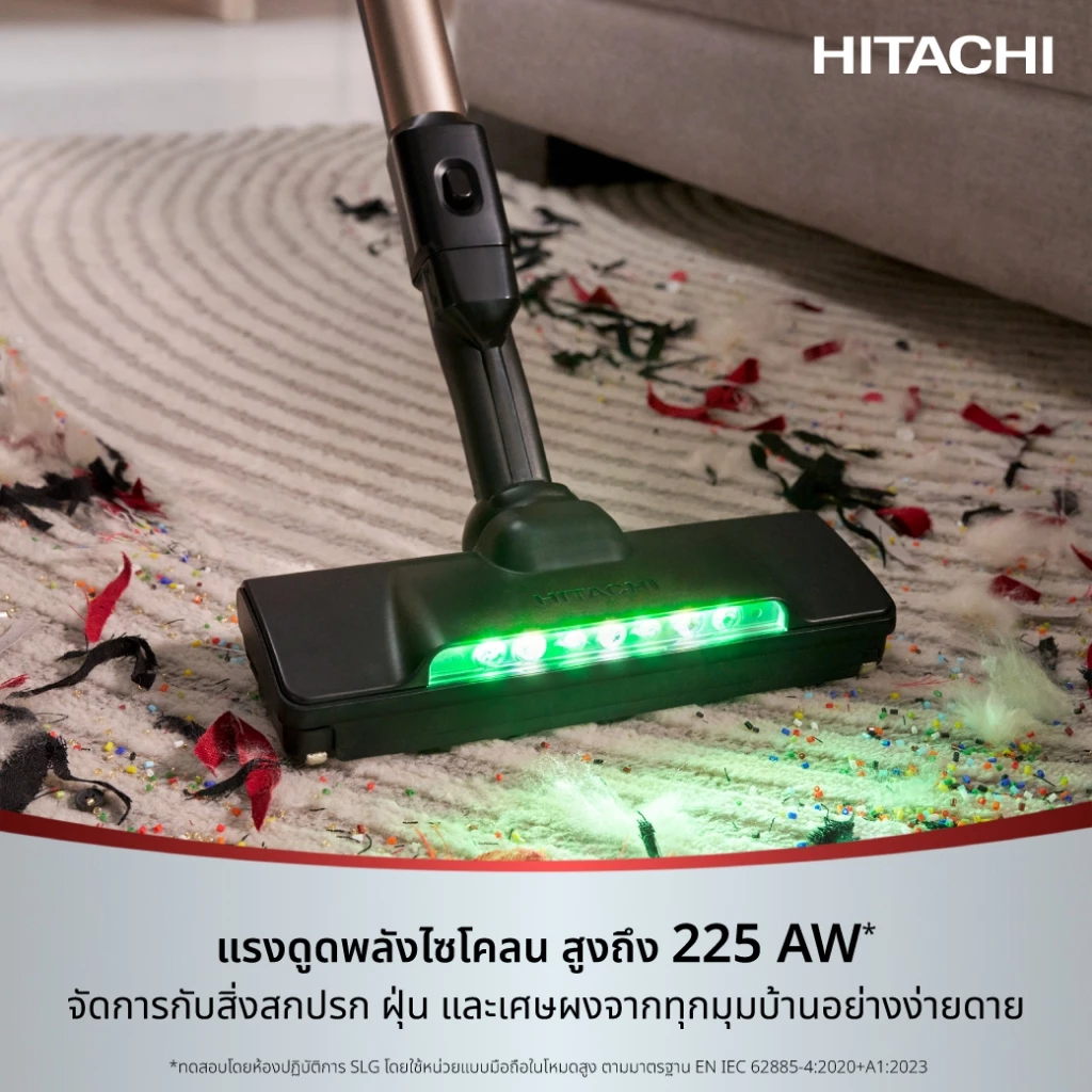 Hitachi ฮิตาชิ เครื่องดูดฝุ่นชนิดไร้สาย 550 วัตต์ 1.95 กก รุ่น PV-XH4PCGCTH / Wet & Dry 550 วัตต์ PV-XHW4PCGCTH thumbnail 7