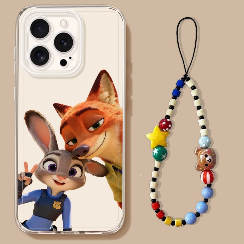 🔥สินค้าพร้อมส่ง! เคสโทรศัพท์ฮิต Zootopia！เคสiPhone 17/16/15/14/13/12รูปแบบคุณภาพสูงใสงามไม่ซ้ำ เคสโทรศัพท์คู่ นิคกส์&จูด