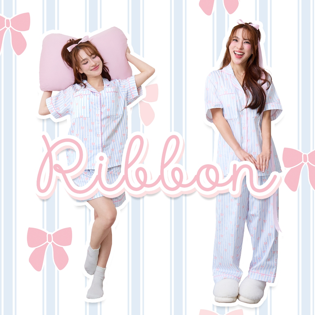 ชุดนอน sliptosleep -  Ribbon Set