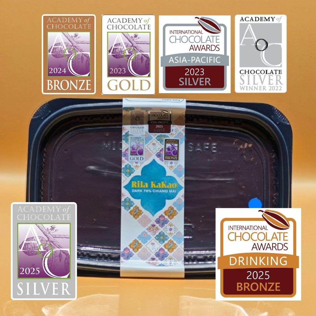 โกโก้แมส 70%เชียงใหม่ ช็อกโกแลตแท้เกรดพรีเมี่ยม Cocoa mass Dark Chocolate 70%Chiangmai (500g)