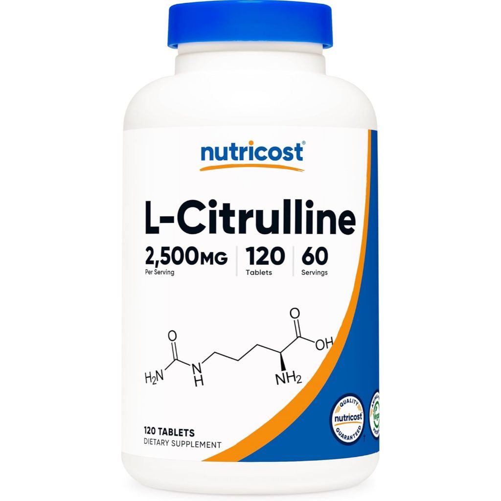 Nutricost, L-Citrulline, 120 Tablets (1,250 mg per Tablet)