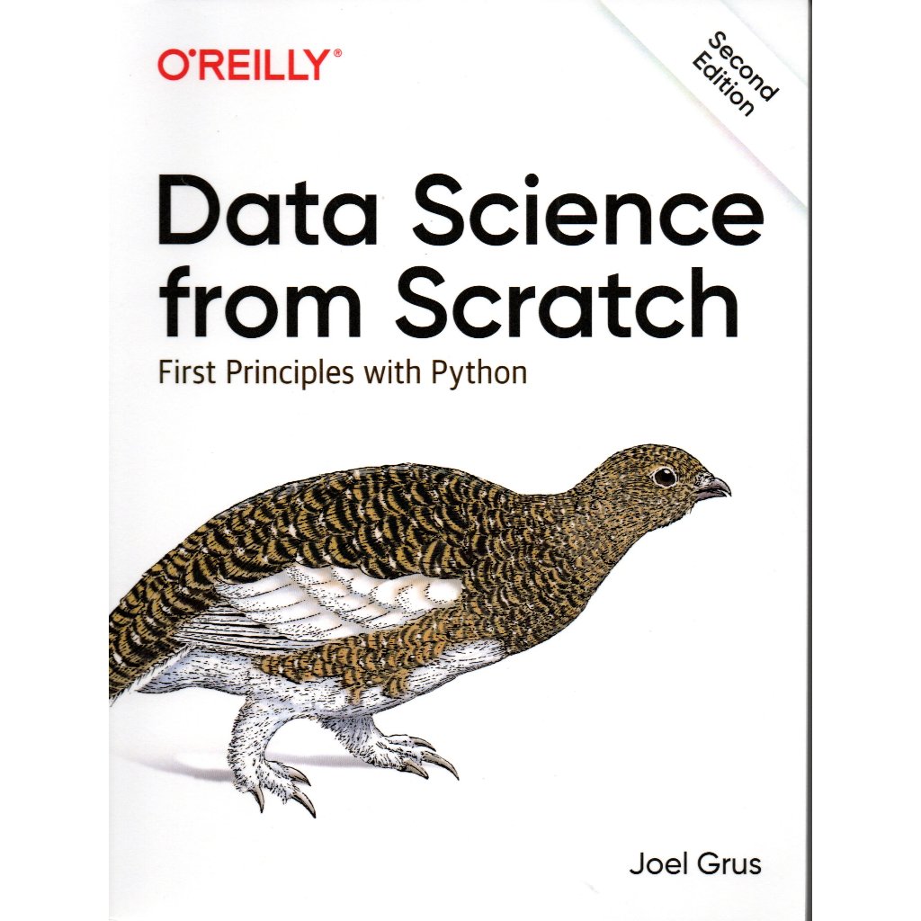 [P.D.F.] หนังสือ Data Science from Scratch พื้นฐาน Data Science ด้วย Python (ฉบับ First Principles)