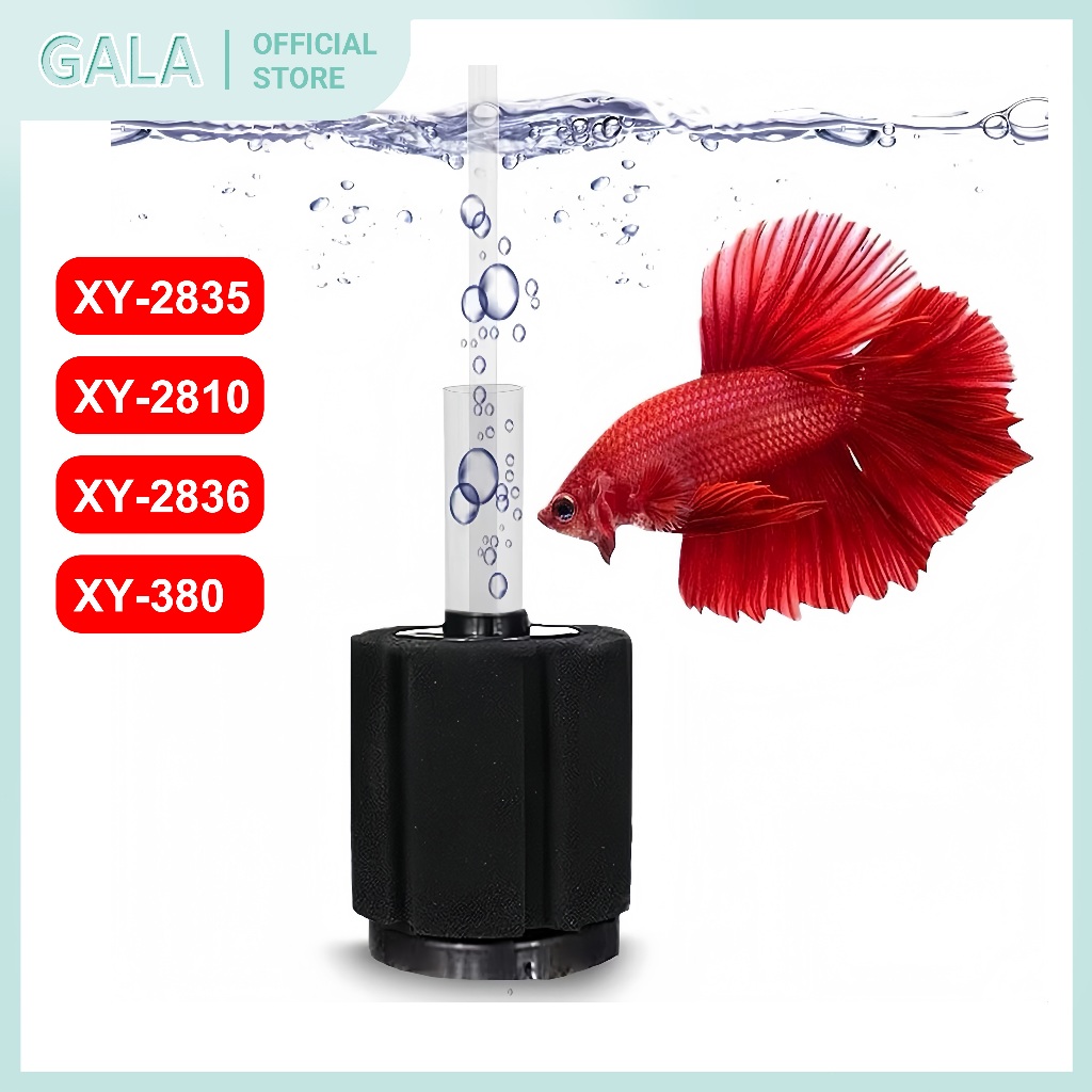 กรองฟองน้ำ ตู้ปลา​ รุ่น XY-2835XY-2810 ดูดสิ่งสกปรกมาไว้ที่กรอง กำจัดของเสียได้ดี เพิ่มออกซิเจนในน้ำ